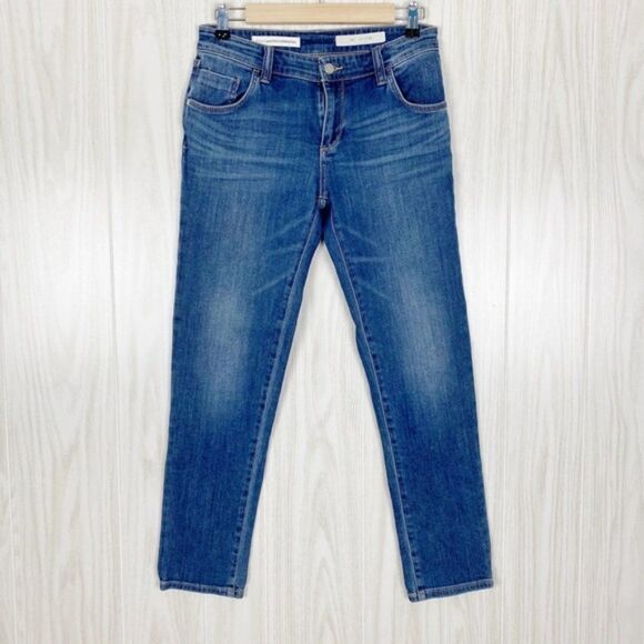 Anthropologie | Pilcro & The Letterpress | Medium Wash Em Style Boyfriend Jeans - Picture 1 of 6